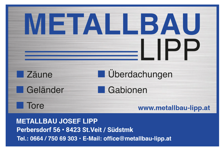 Unternehmen Metallbau Lipp