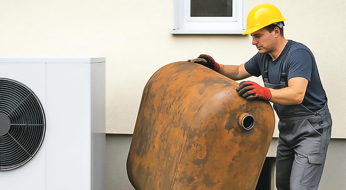 Kesseltausch Wwarmepumpe