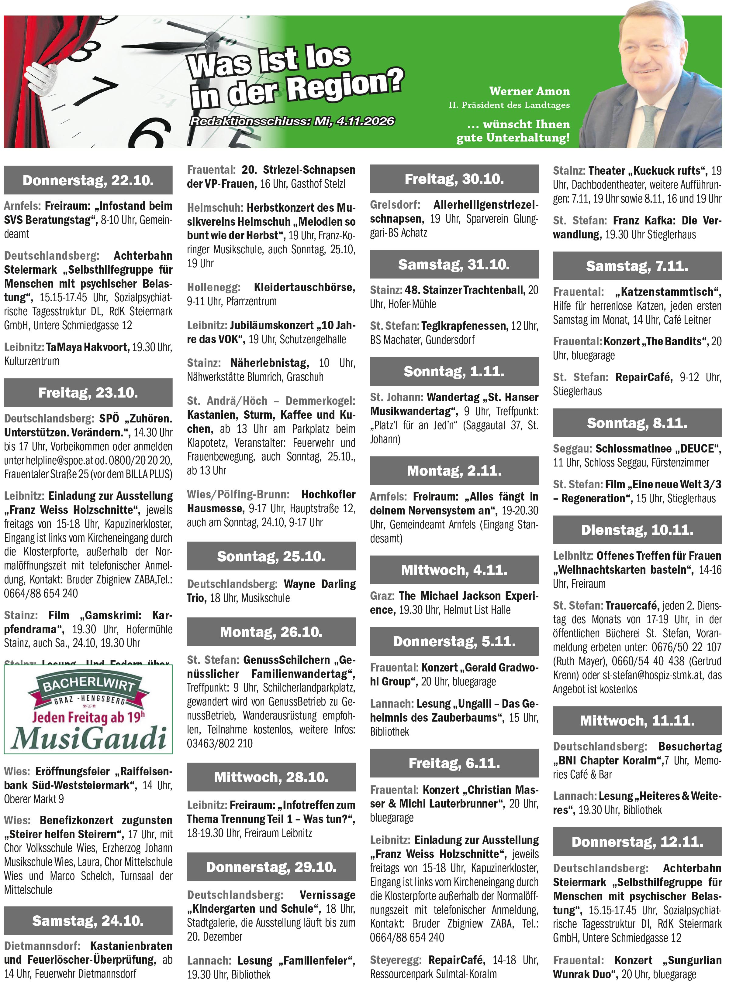 Veranstaltungskalender AG14